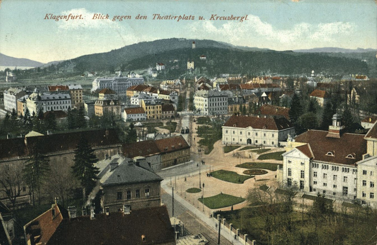 Klagenfurt, Theaterplatz, 1912