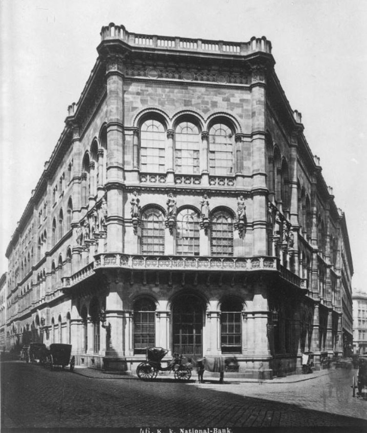 Die Österreichisch-Ungarische Nationalbank im Wiener Palais Ferstel