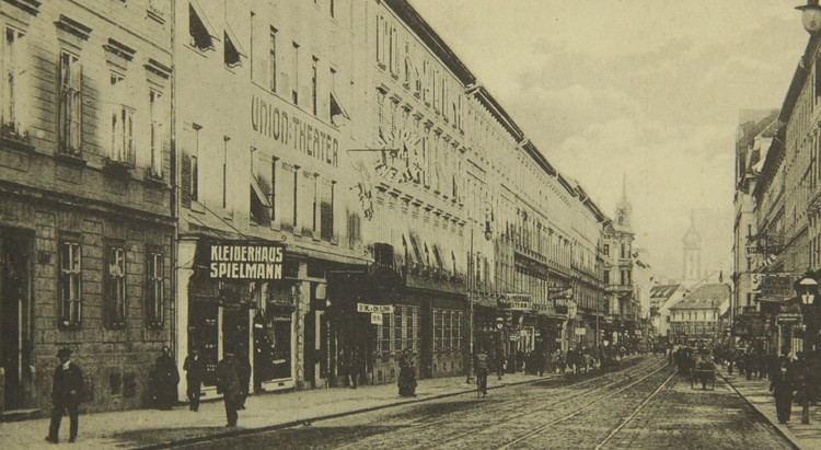 Das Grazer Kino Union-Theater, vormals Edison-Theater, in der Annenstraße 34