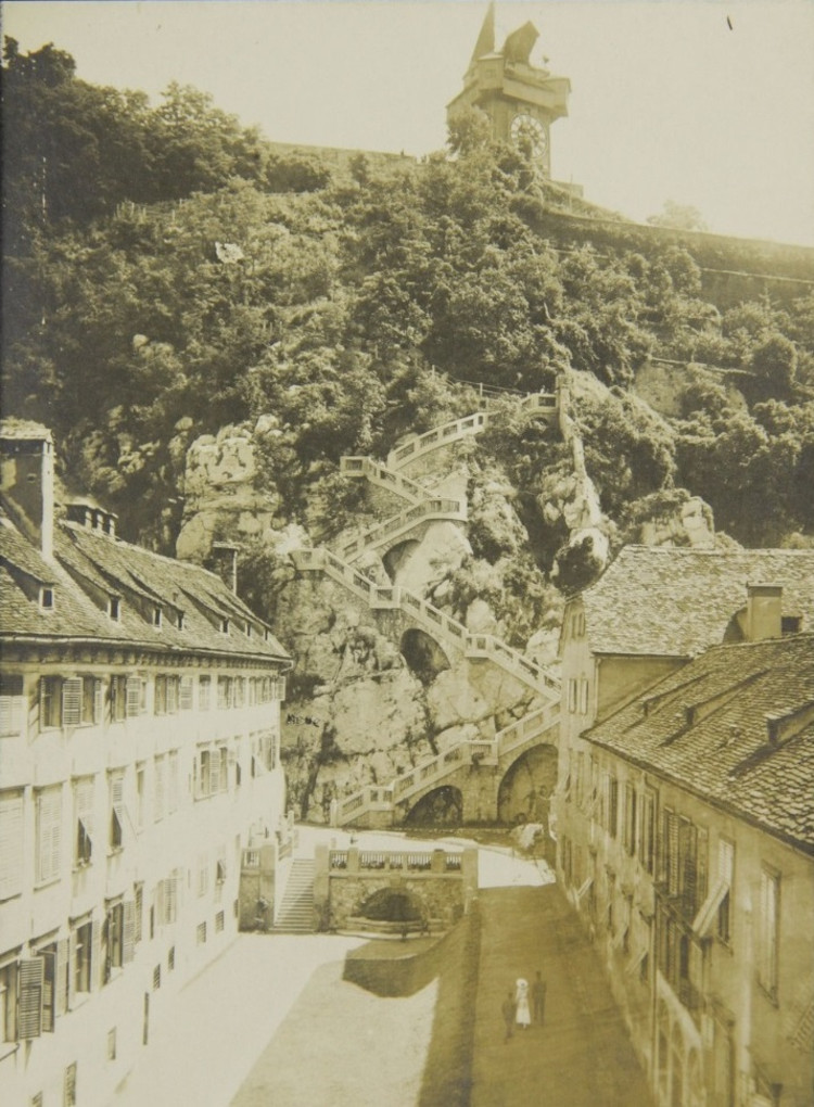 Der Kriegssteig auf den Grazer Schlossberg