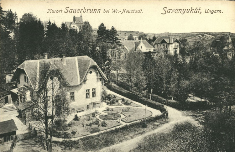 Der Kurort Sauerbrunn im heutigen Burgenland, 1918