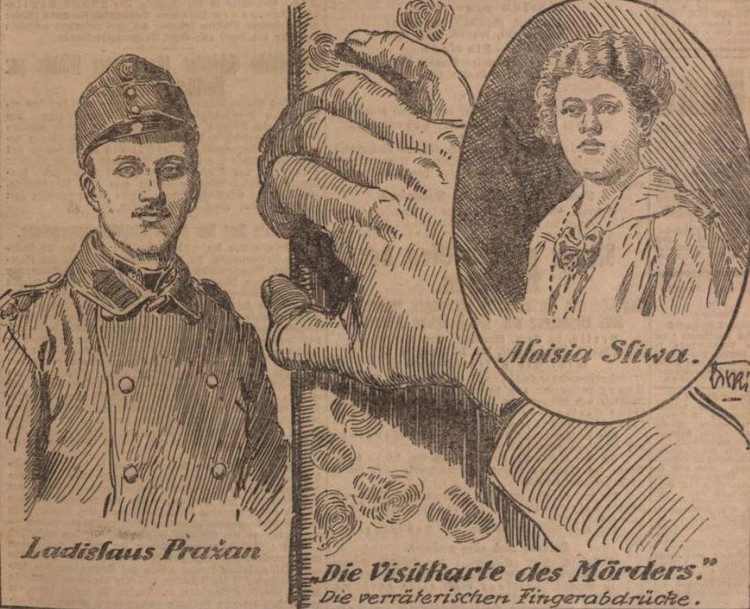 Der Mörder Prazan und sein Opfer