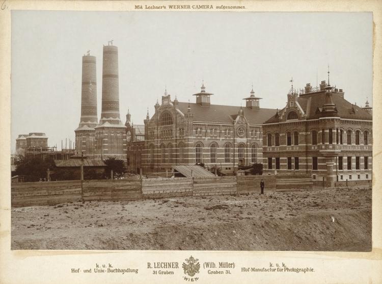 Wien, Gaswerk Simmering um 1910