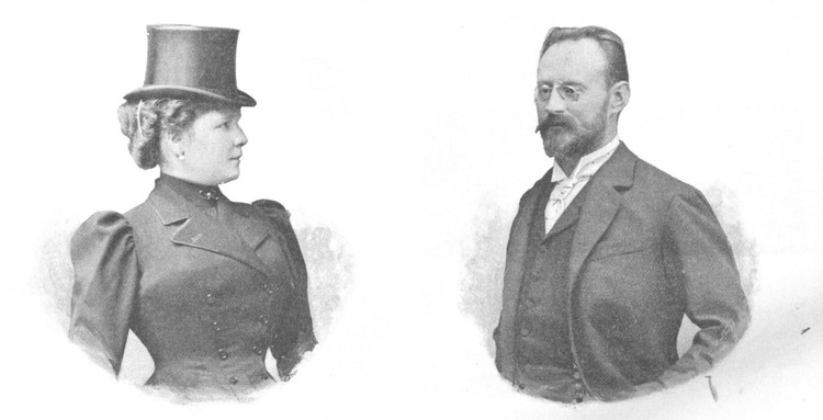 Karl Auer Freiherr von Welsbach und dessen Gattin Marie