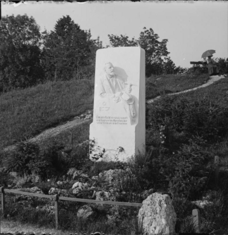 Eduard Richter-Denkmal auf der Richterhöhe am Mönchsberg in Salzburg