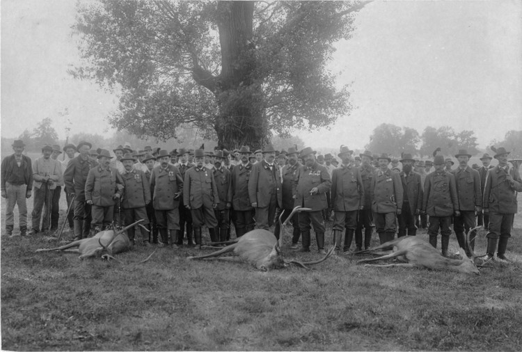 Das kaiserliche Jagdrevier Lobau im September 1903