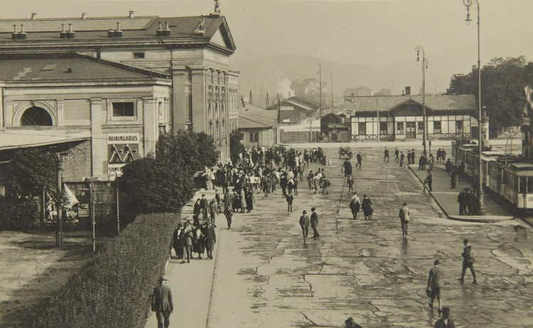 Der Grazer Hauptbahnhof, 1927