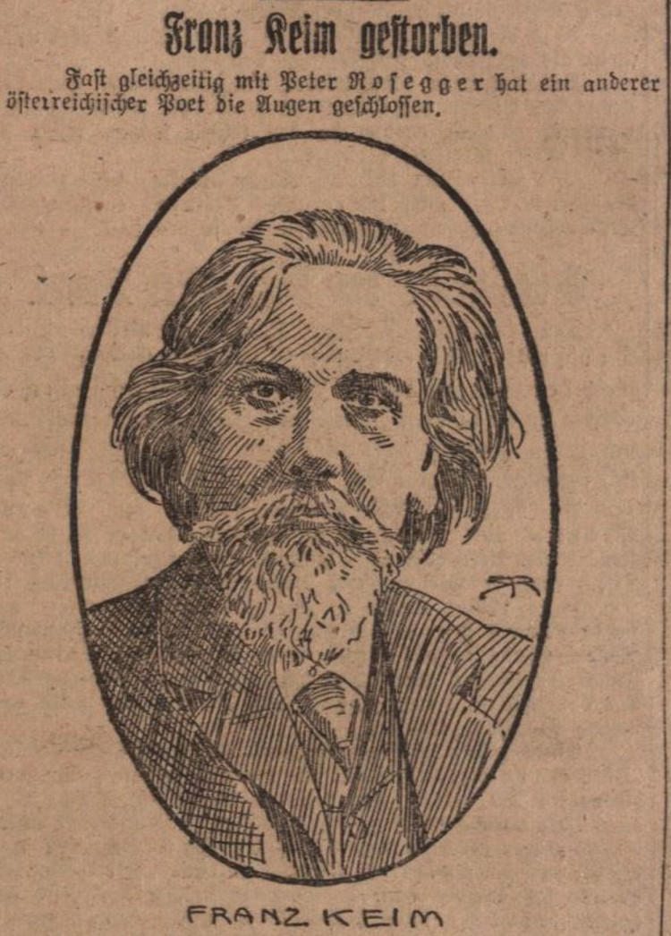 Der Dichter Franz Keim